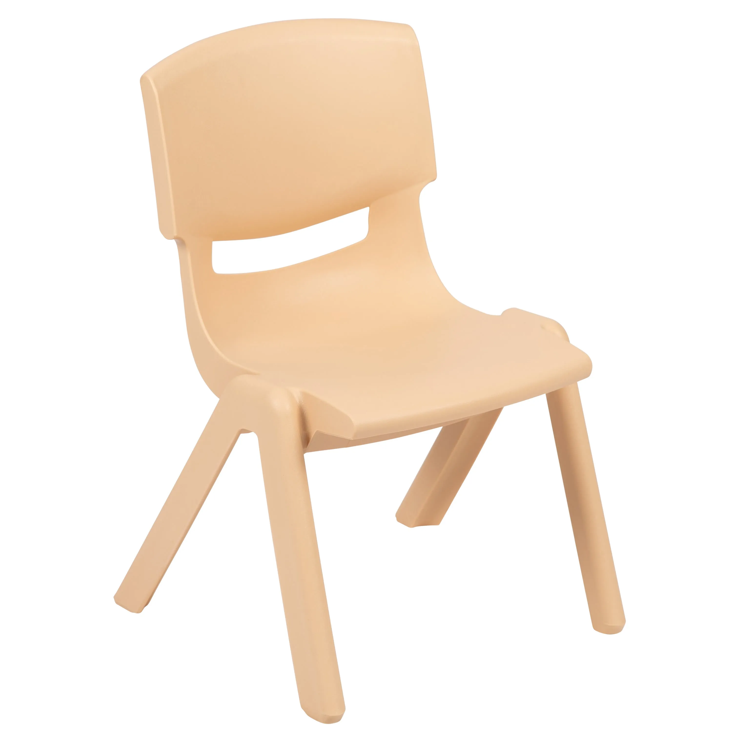 2 Pack Plastic Stackable School Chair with 10.5" Seat Height