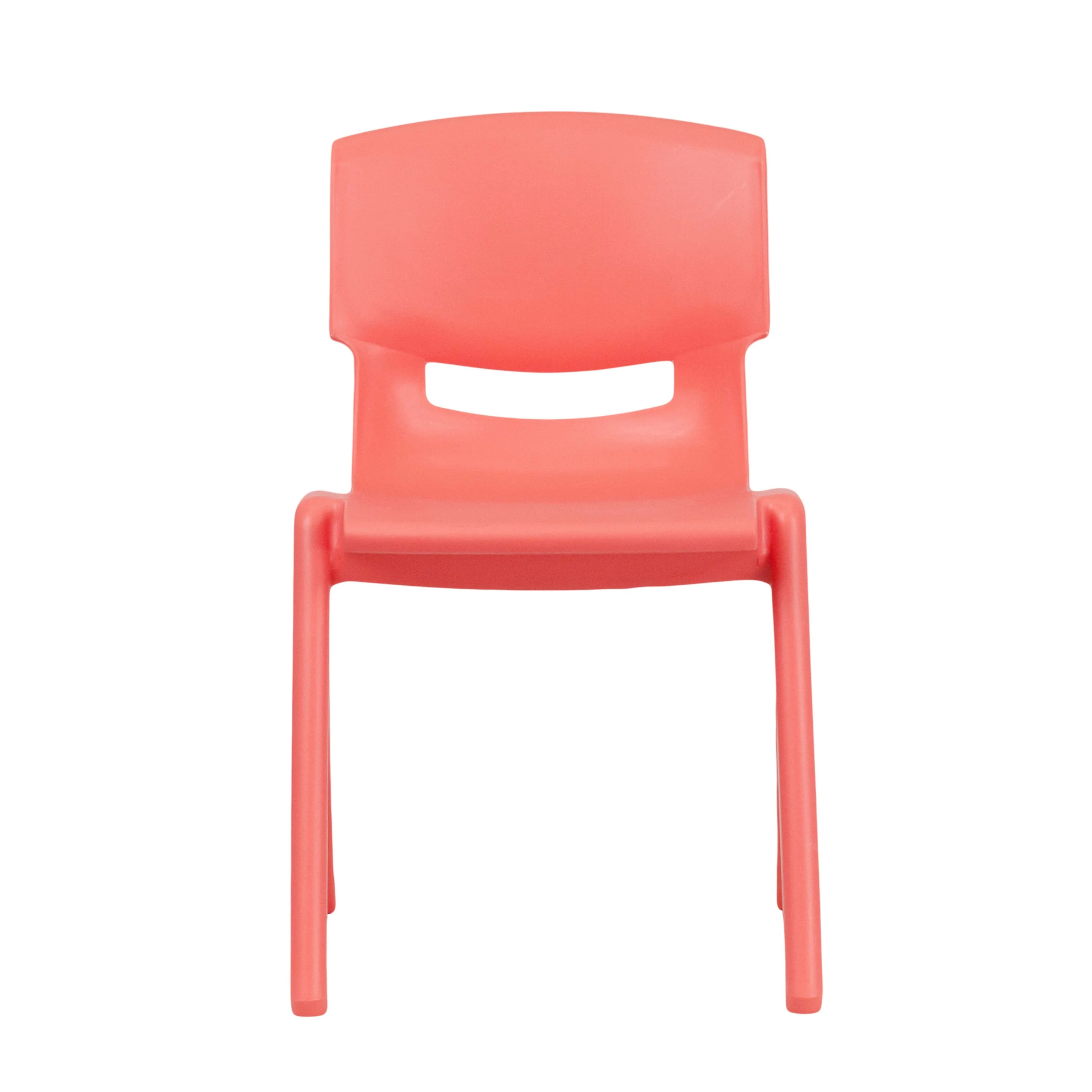 2 Pack Plastic Stackable School Chair with 13.25" Seat Height