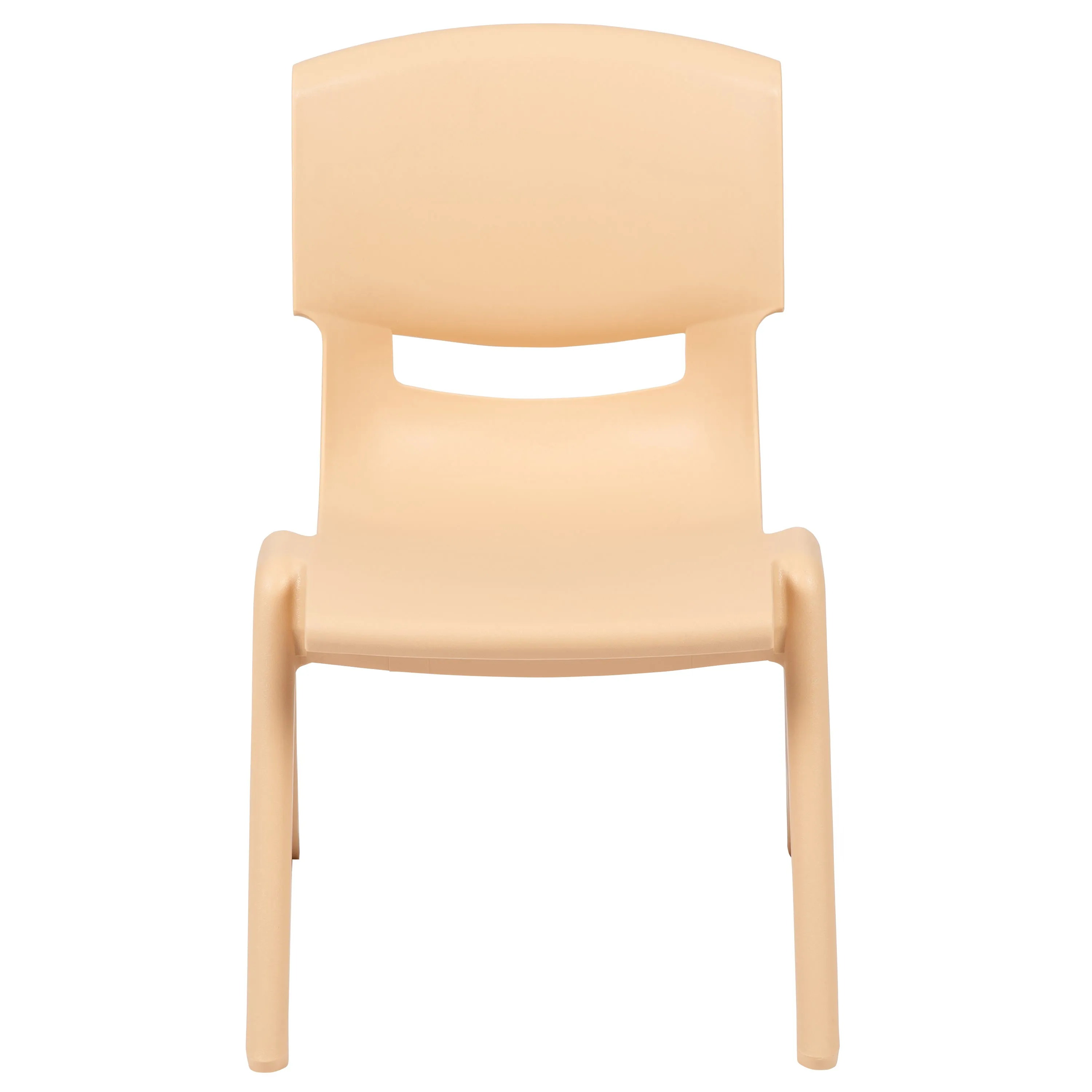 4 Pack Plastic Stackable School Chair with 12'' Seat Height