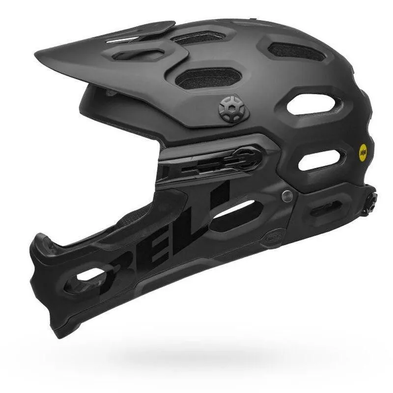 Bell Super 3R (MIPS) MTB Helmet - Matt Black / Grey