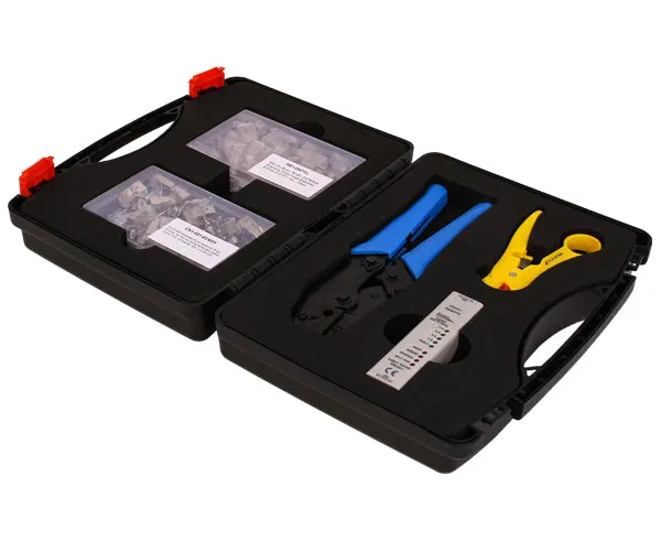 Cat6A Shielded Ethernet Data Network Termination Tool Kit