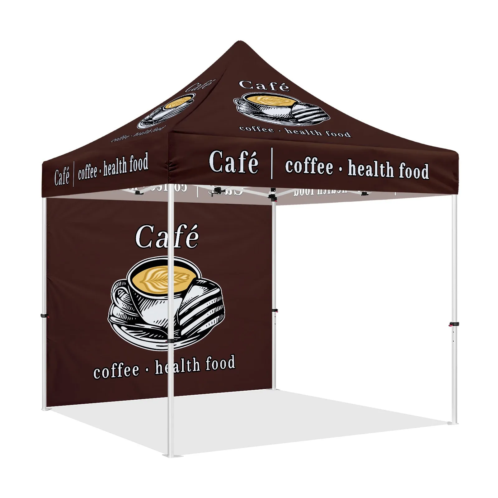 Coffee Canopy-10x10 Pop Up Tents and Canopies for Coffee and Food Outdoor Catering