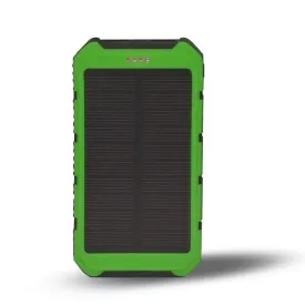 Color: Green - Roaming Solar Power Bank Phone or Tablet Charger