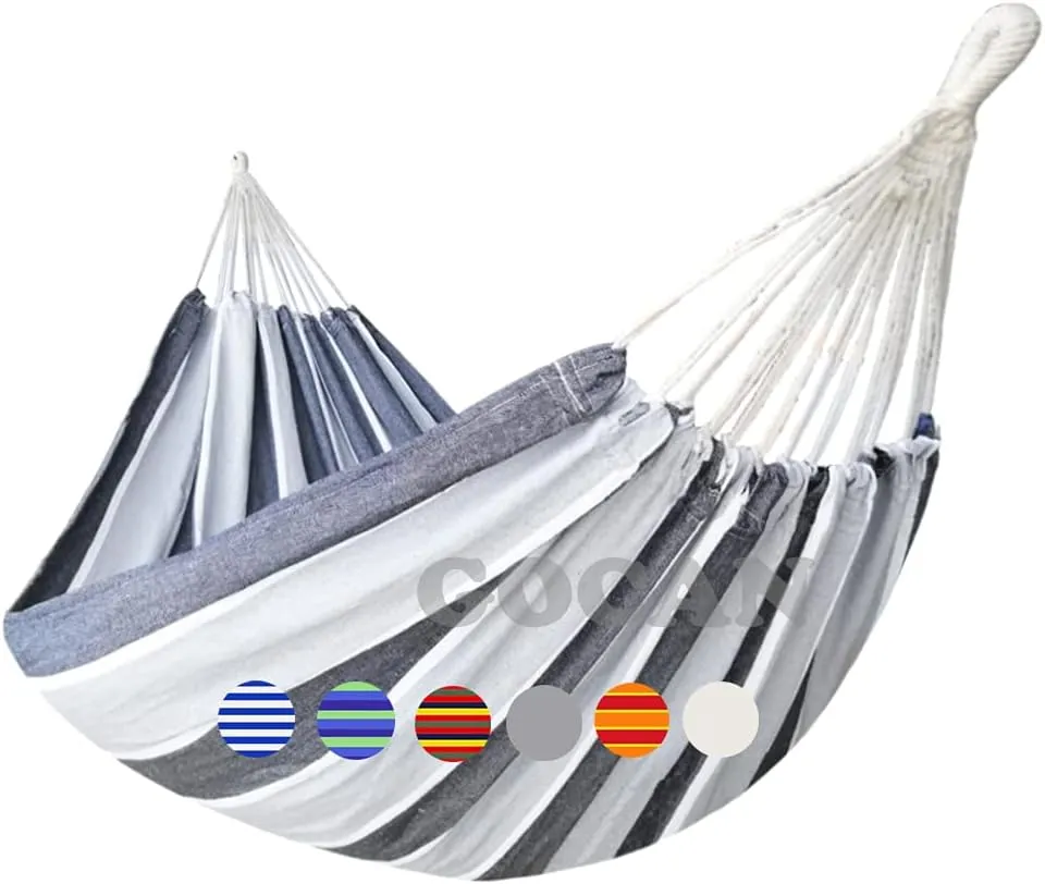 Double Hammock 500lb Capacity for Patio & Garden