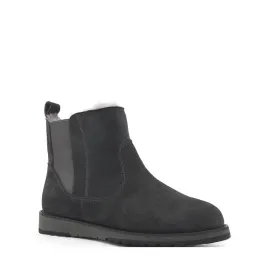 Emu Bonita Dark Grey Suede Wool Boot