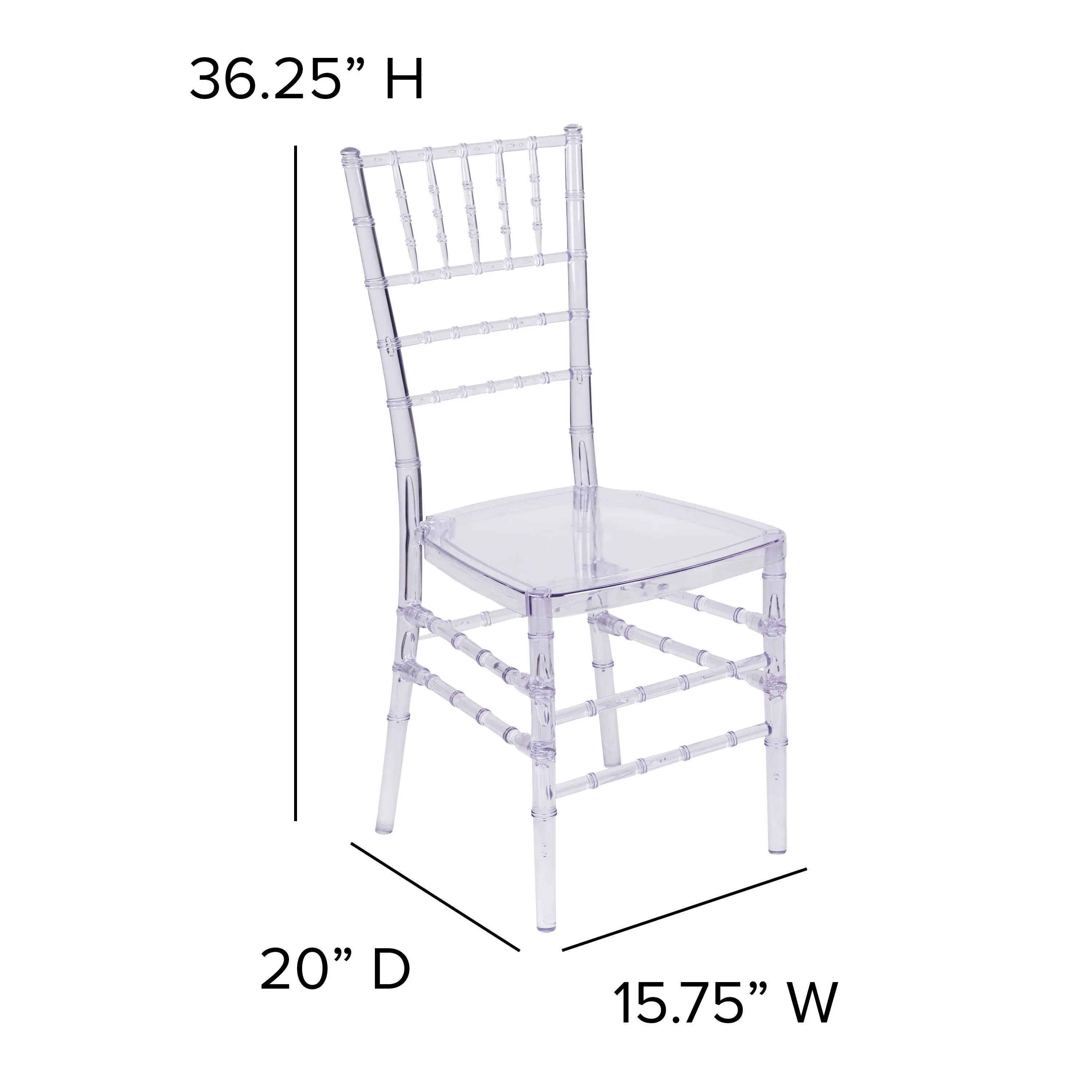 Flash Elegance Stacking Chiavari Chair