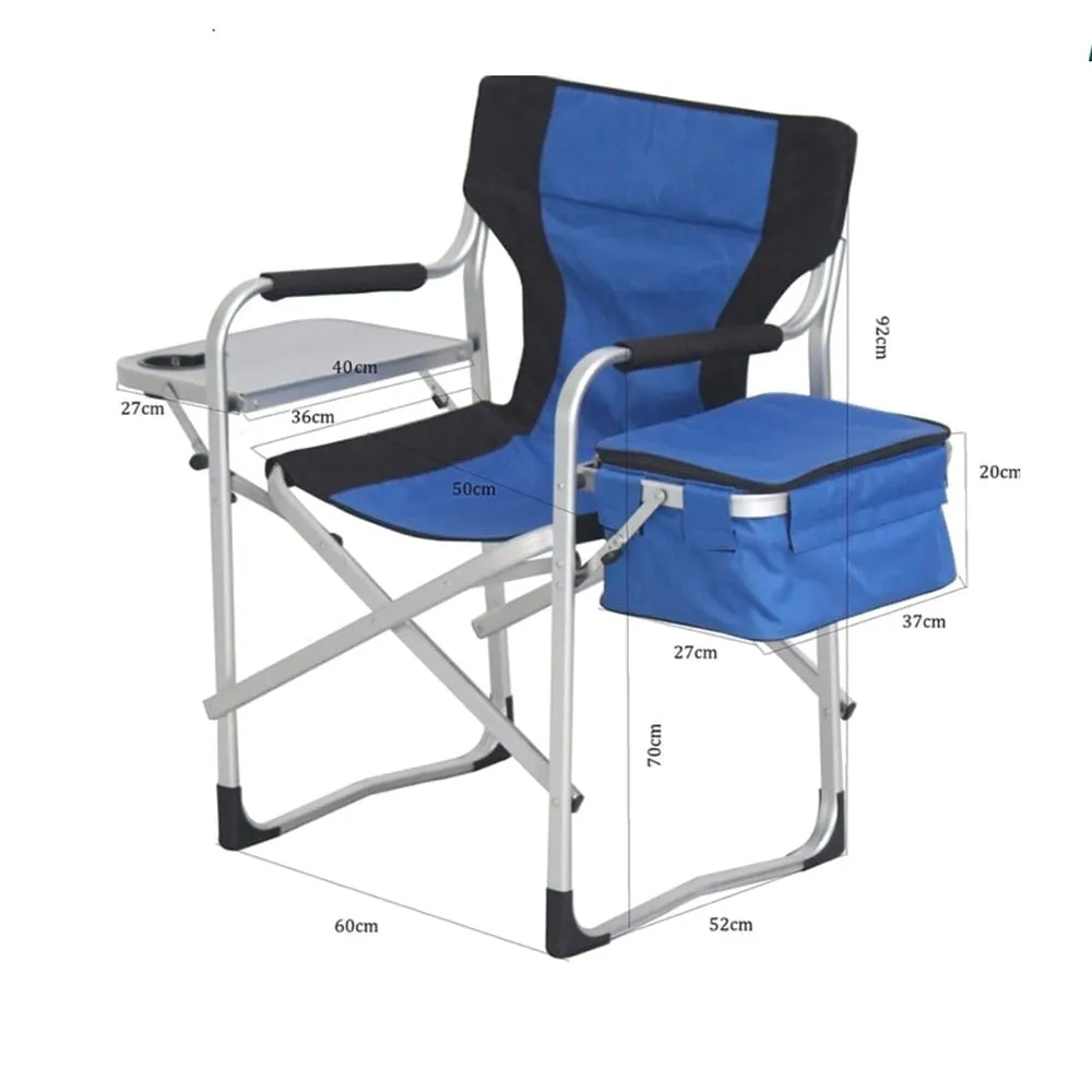 Foldable Chair With Cool Bag & Side Table / Keeps Food & Drinks Cool