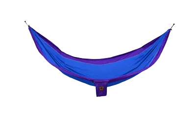 Grand Trunk Double Parachute Nylon Hammock- Ocean Blue/Purple