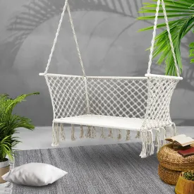 Handmade 2-Person Hammock Chair, Indoor/Outdoor - Gardeon