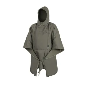 Helikon-Tex Swagman Roll Military Poncho, Bushcraft Line - Multi-Purpose Rain Poncho & Emergency Poncho - Survival and Military Gear - Woobie Blanket & Jacket (Alpha Green)