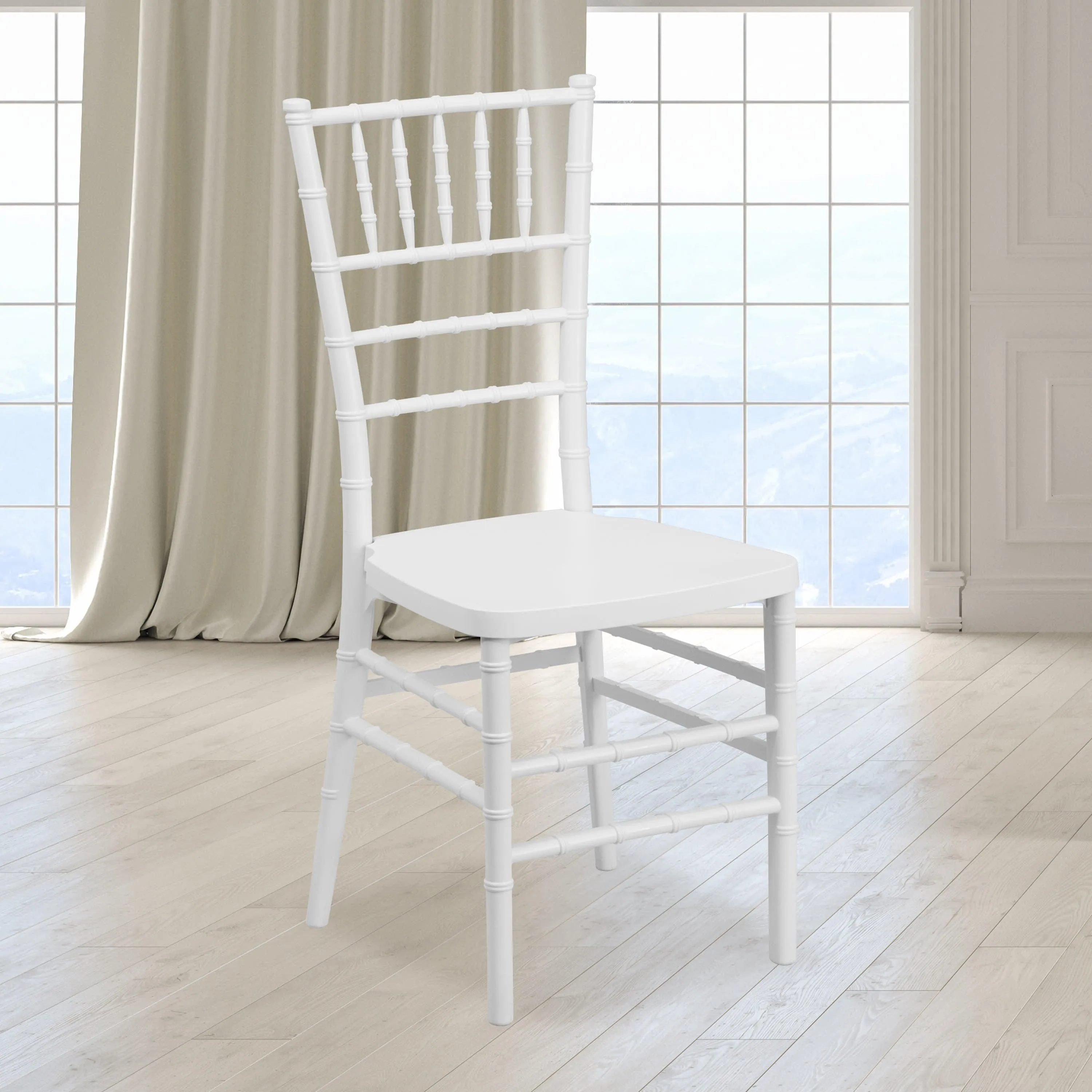 HERCULES PREMIUM Series Resin Stacking Chiavari Chair with Free Cushion