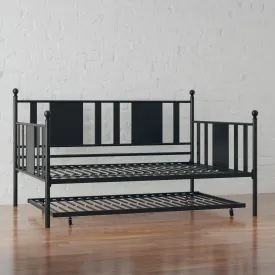 Langham Metal Daybed with Trundle