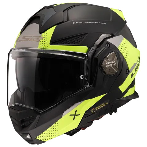 Ls2 Ff901 Advant X Oblivion Modular Helmet M.Black H-V-06