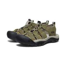 Men's Keen Newport Leather Color: Martini Olive / Brindle