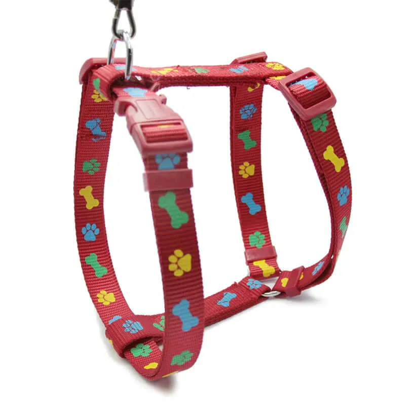 Nunbell Reflective Step-In Dog Harness - Adjustable & Comfortable for Small to Large Dogs (Multiple Colours)