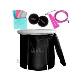 Portable Ice Bath & Fitness Kit - Black