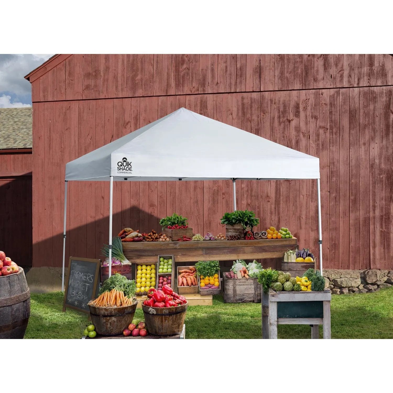 Quik Shade | Commercial C100 10' x 10' Straight Leg Canopy - White