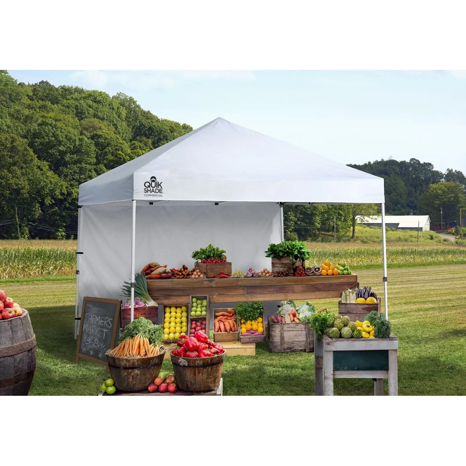 Quik Shade | Commercial C100 10' x 10' Straight Leg Canopy - White