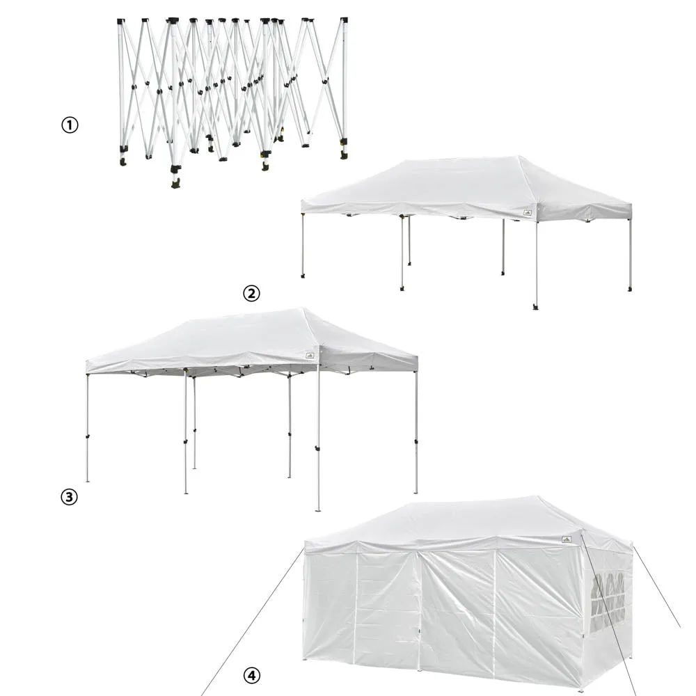 TheLAShop 10'x20' Pop Up Canopy Tent with Windows Instant Shelter