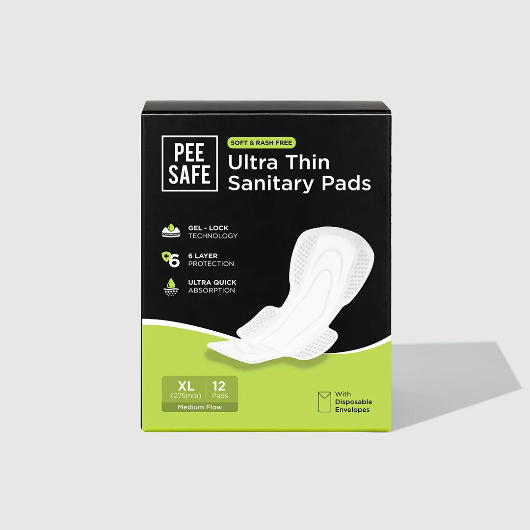 Ultra Thin Sanitary Pads - XL (12 Pads)